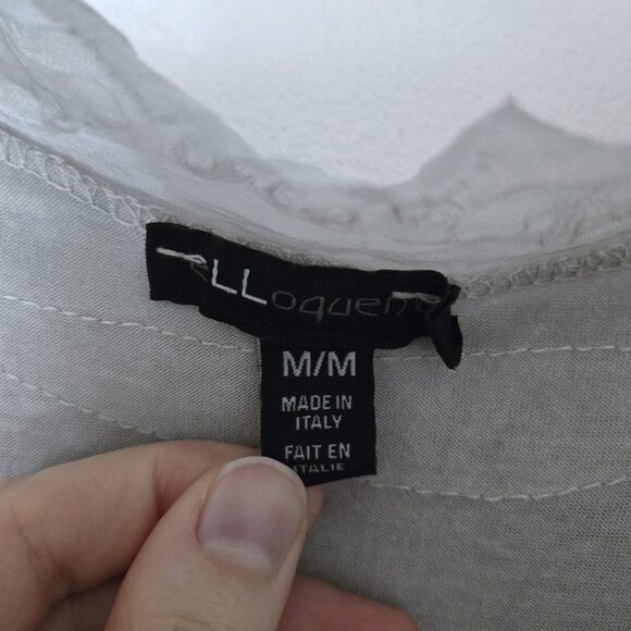 Elloquent Tiered Ruffle Silk Dress - Picture 4 of 4